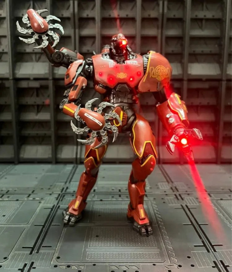 Pacific Rim Mecha Wanderer Dangerous Ultimate Edition Glowing movable Model Collectible Action Figure Toy Turtle Gorilla Beast