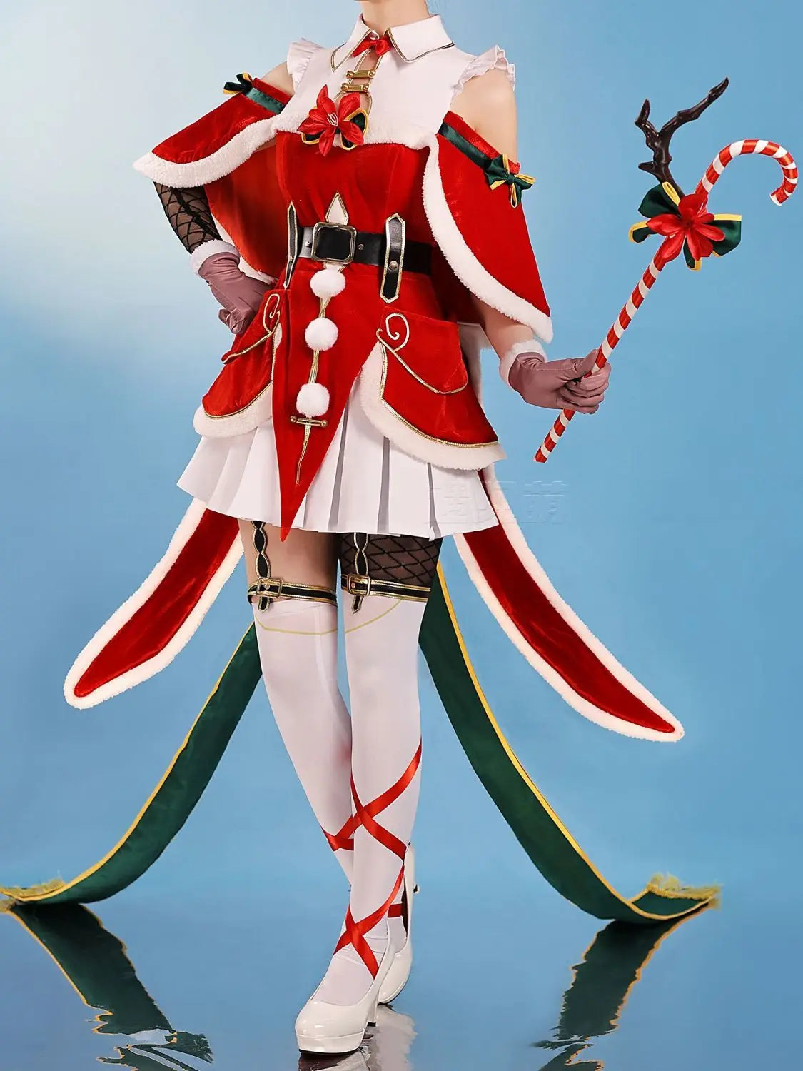 Rem Ram Christmas Dress Emilia Cosplay Costume Anime Re:ZERO - Starting Life in Another World  Dress for Women Halloween Suits
