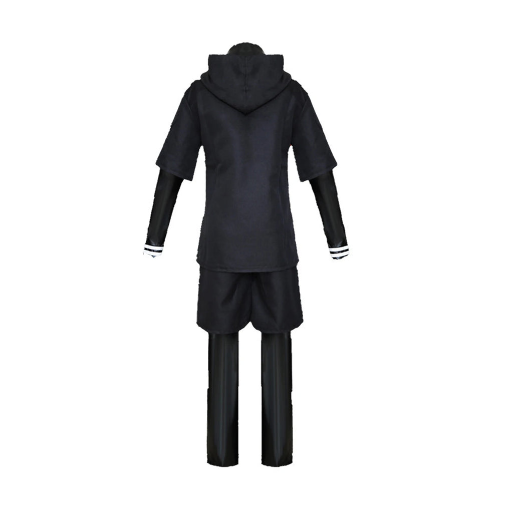 Anime Ken Kaneki Cosplay Costumes Leather Jacket Pants Shorts Halloween Outfit
