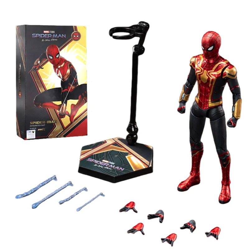 ZD Toy Spider-Man Brand New Day Spider Man PS4 Peter Parker Gold Black Red Iron Spider Hobie Brown Action Figure Toys Model Gift