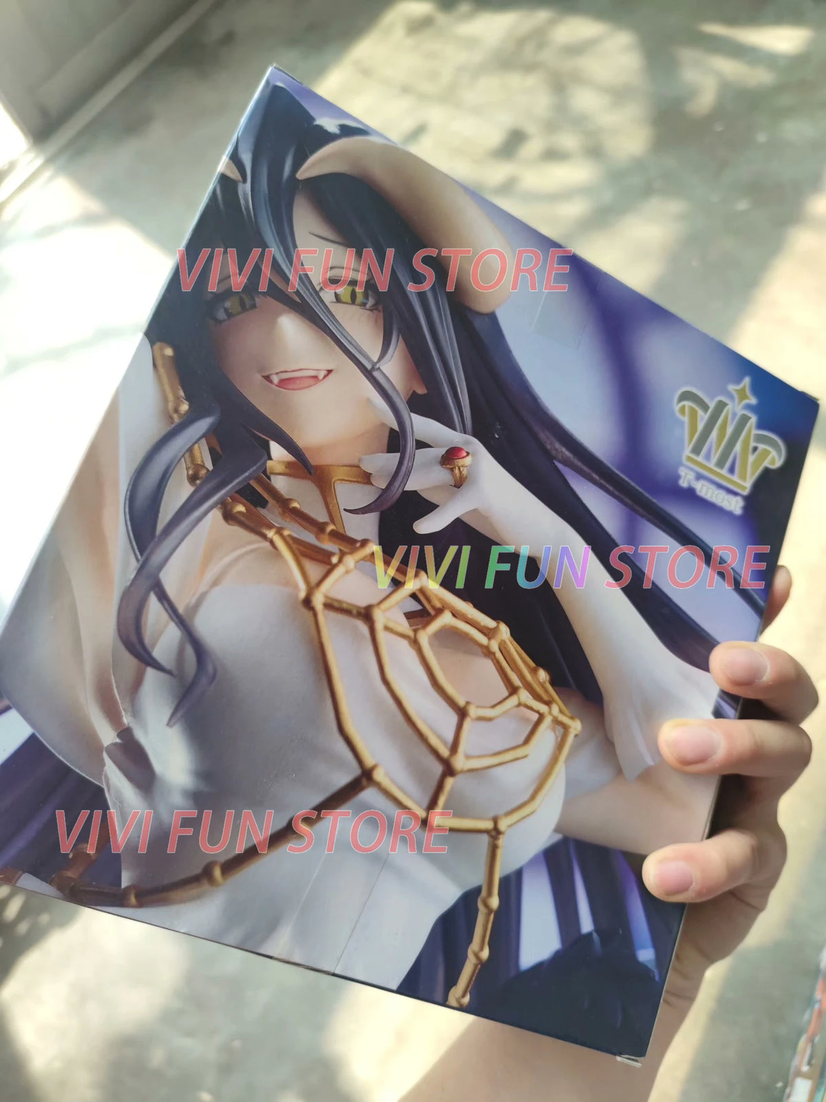 In Stock  T-most OVERLORD Albedo Pure White Devil ver.  Model Toys 29cm Beautiful girl Model Static ornaments