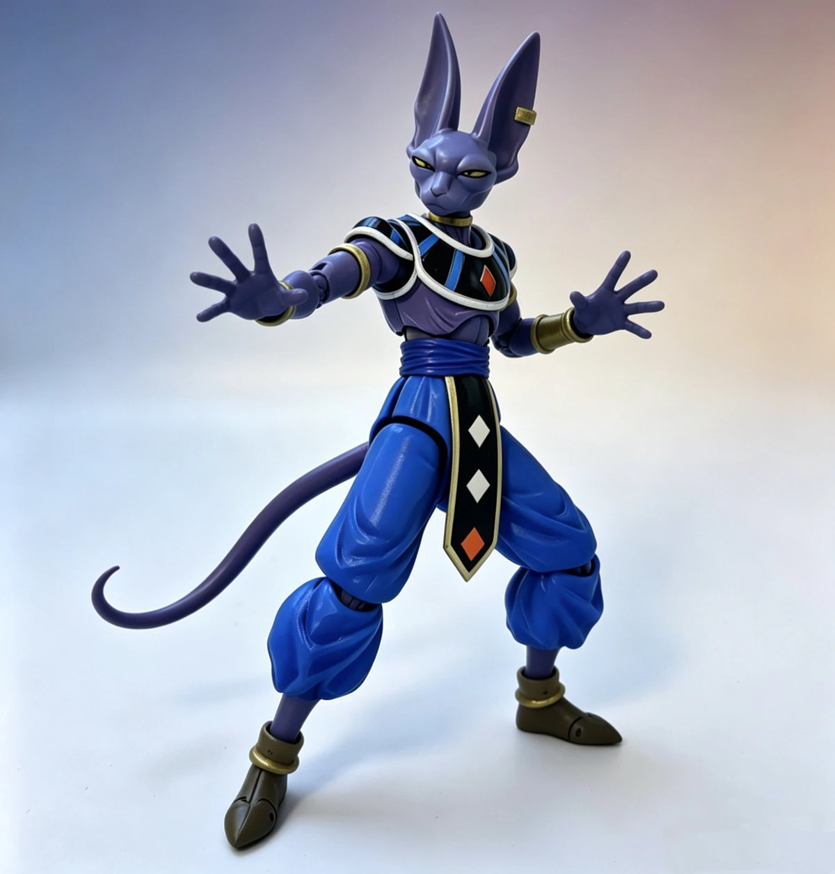Dragon Ball Large Size Beerus God of Destruction Venue Exclusive Figure Action Model Gift for Boys Collectible Ornament