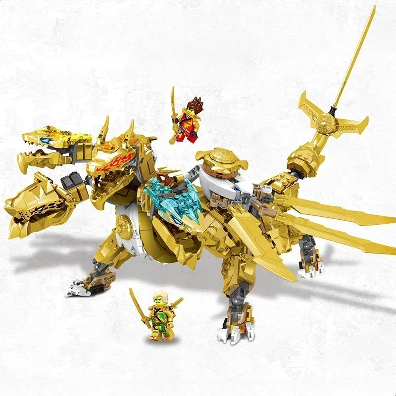 Educational Toys Moro's Dark Attack Dragon King Thunderfang Dragon of Chaos Mech Toy Birthday Gift