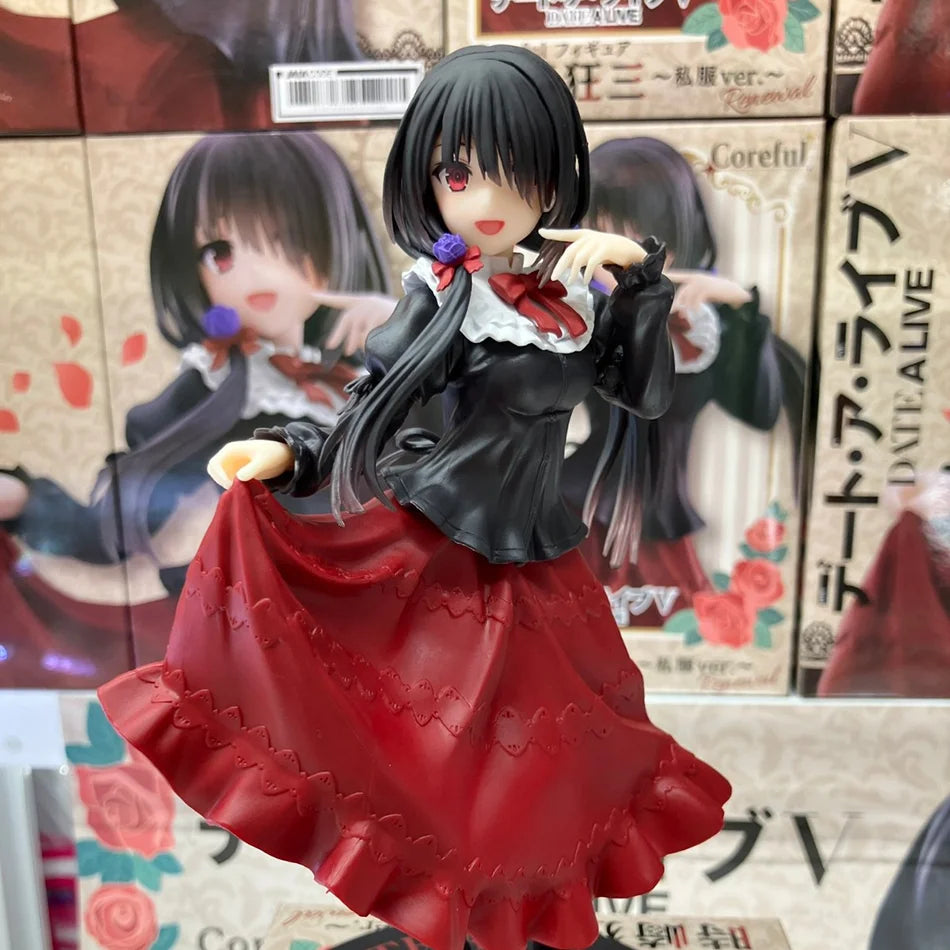 Date A Live Figure Tokisaki Kurumi Casual Wear Ver. PVC Action Figure Anime Figure Model Toys Collection Doll Gift