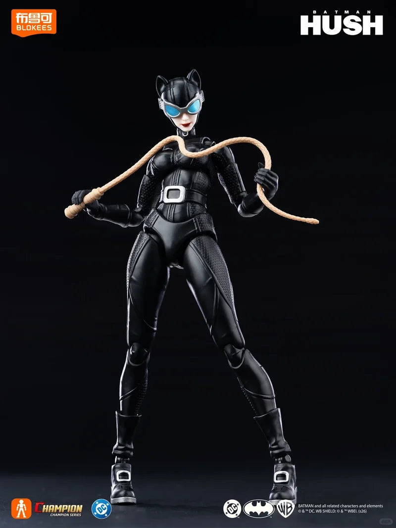 Blokees Batman Hush Catwoman Action Figure Champion Class Collectible Assemble Model Desktop Decoration For Adult Fans