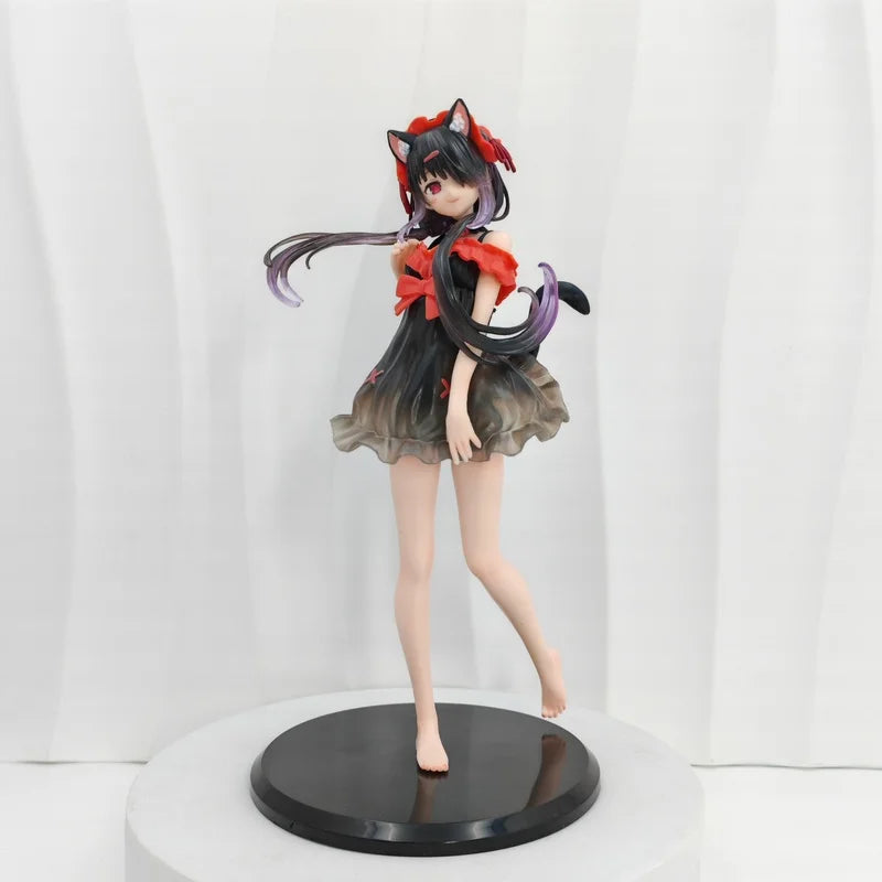 New Product Date A Live Handmade Action Figure Tokisaki Kurumi Pajamas Beautiful Girl Anime Peripheral Desktop Accessories