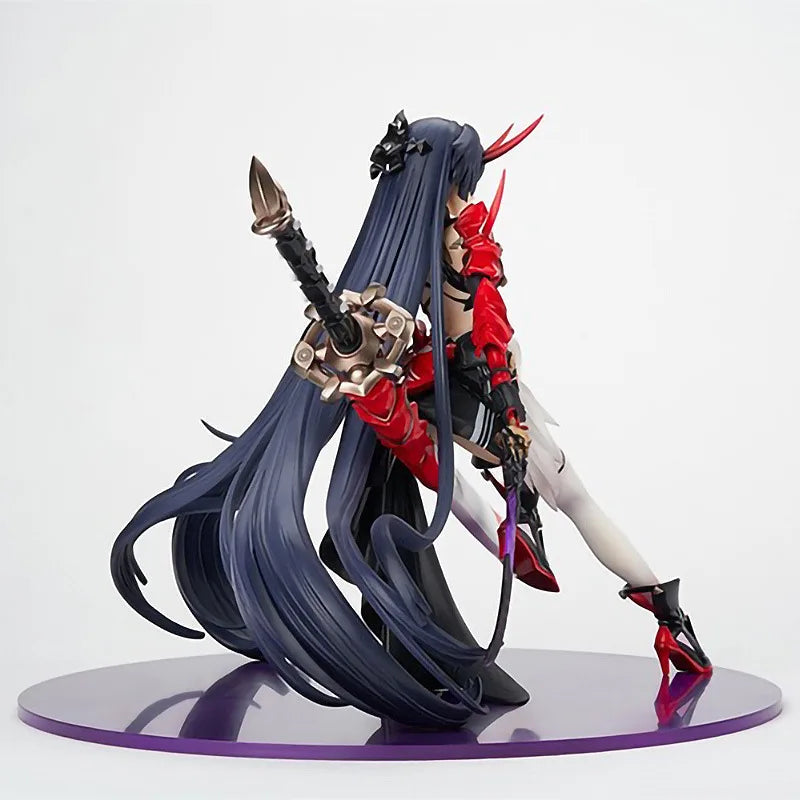 Action Figure Game Model Statue Desktop Decoration Collection 19.5cm Raiden Mei Herrscher of Thunder