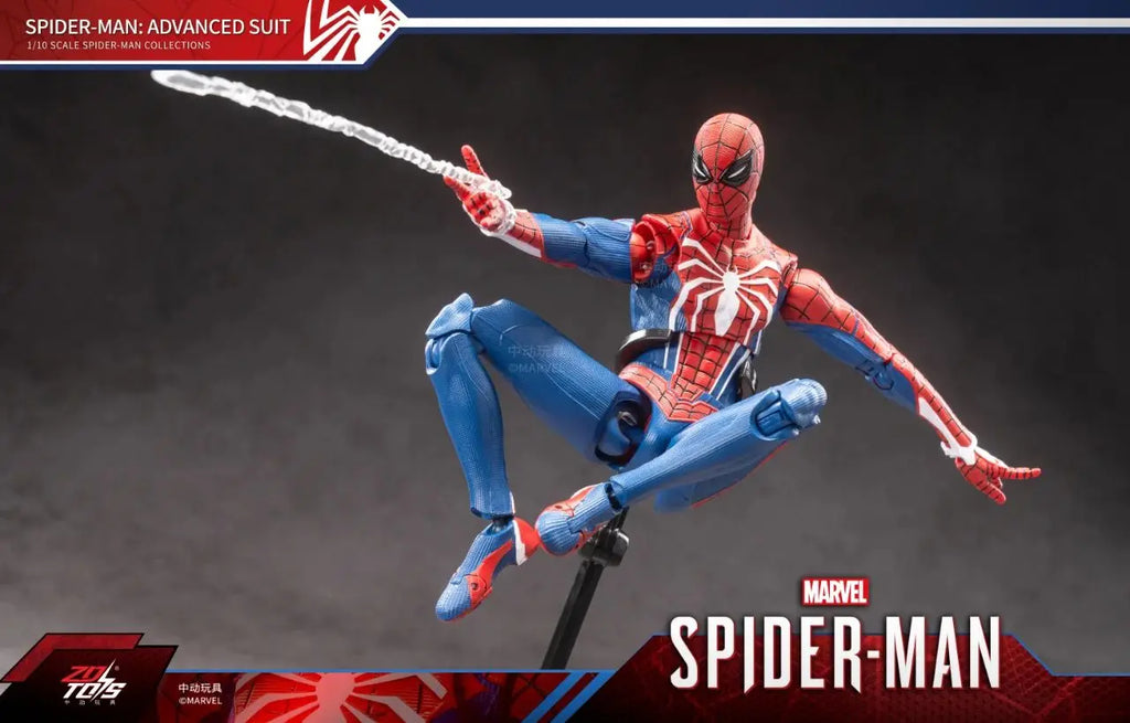 ZD Toy Iron Spider Man Advanced suit legends No Way Home Peter Parker Gold Black Red Model Action Figure Adult Collectible Toy