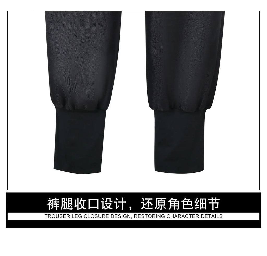 Uchiha Sasuke Cosplay Costume Set - Anime Hokage Shippuden Third Generation Gray Top Suit Wig for Halloween