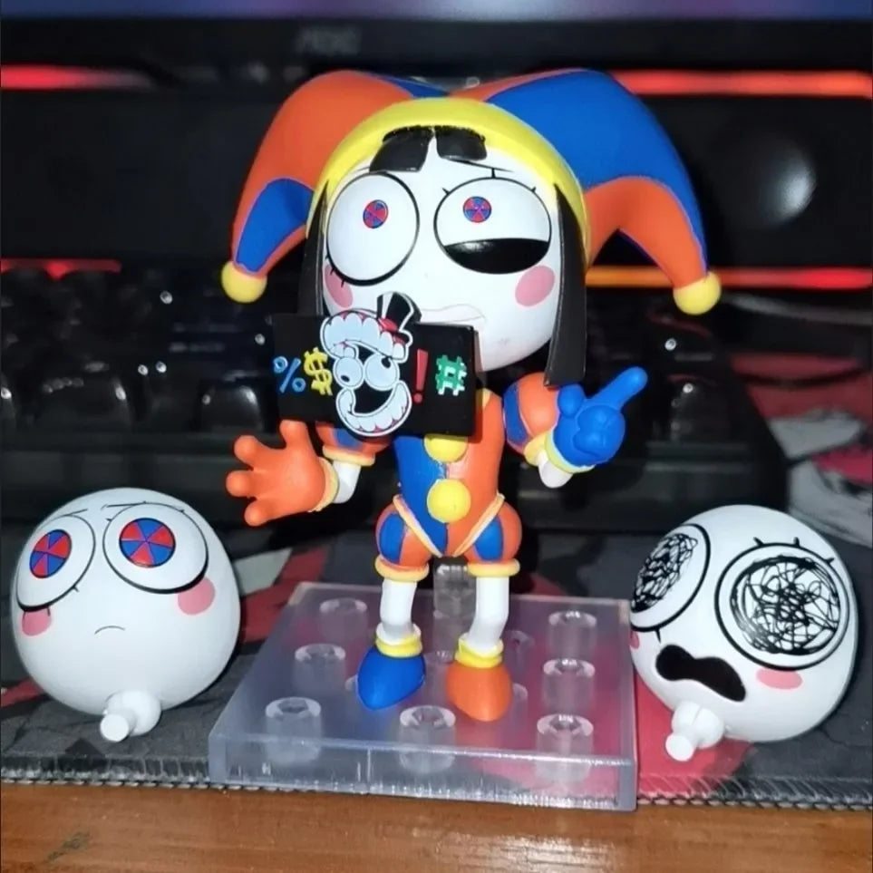 Amazing Digital Circus 2583 Pomni 2771 Jax Anime Action Figure Interchangeable Faces Hands Articulated Collectible Toy Gift