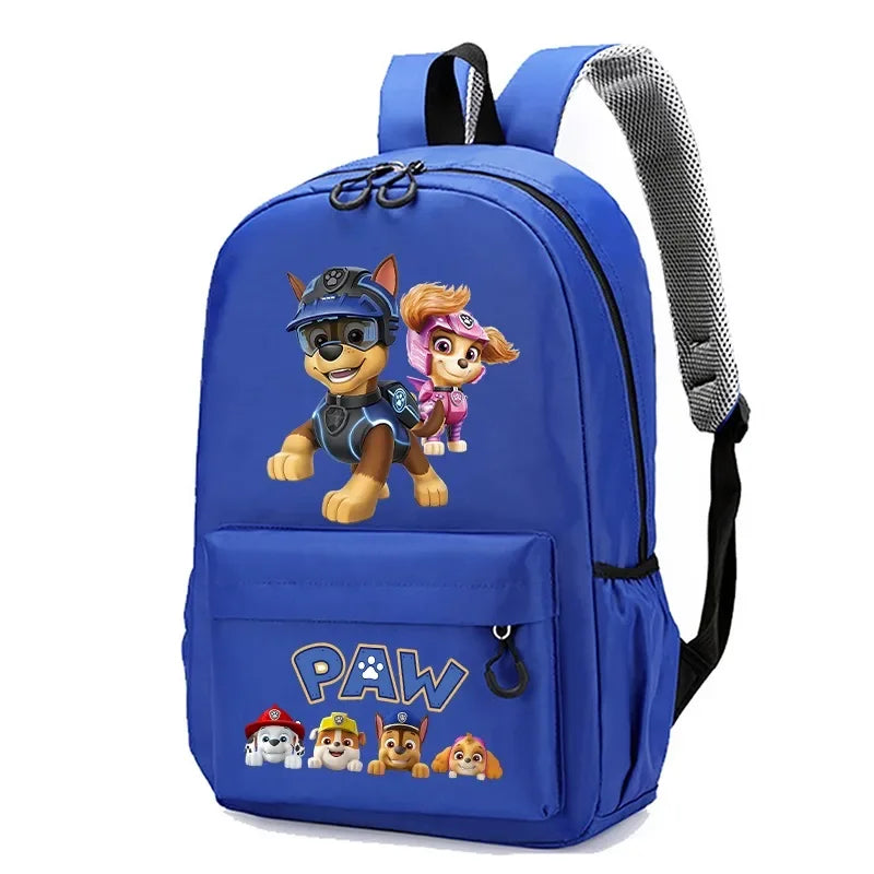 Paw Patrols Backpack Cute Anime Chase Skye Anime Student School Bag Travel Storage Bags Marshall Fashion Casual Knapsack Gift