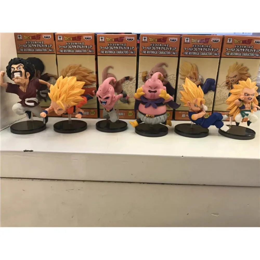 Dragon Ball Z Animation WCF 30th Anniversary Running Flying Articles 6 Super Saiyan Destruction God Hand-made Ornaments cartoon