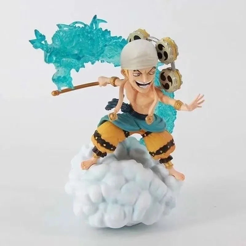 10cm/3.93in Anime ONE PIECE Figure Enel Action Figures Pvc Collection Model Toys for Gifts