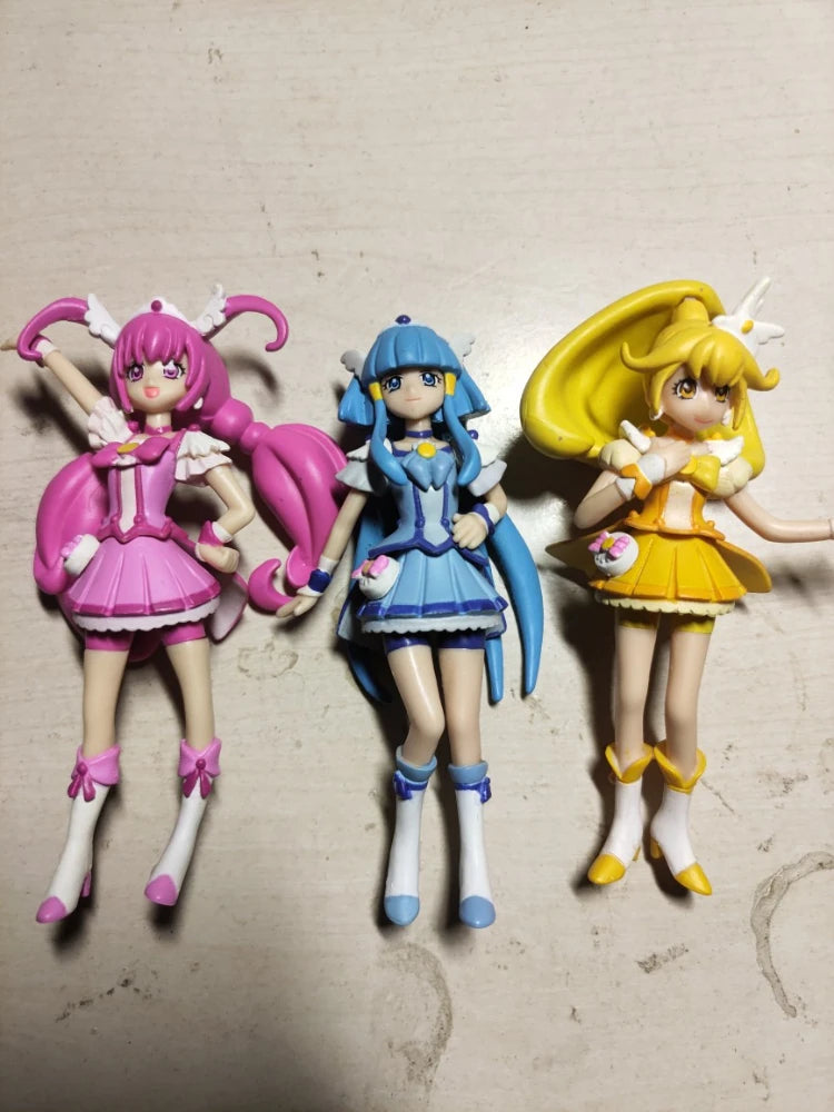 Bandai Genuine Anime Figures Pretty Cure Happy Beauty Peace Collection Ornaments Action Figures Model Toy Doll Gift
