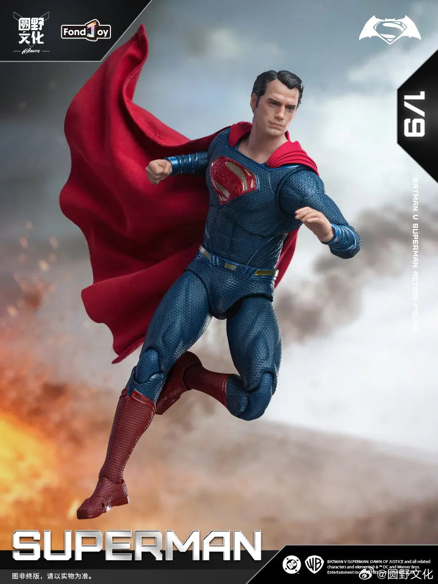 Original Fondjoy David Corenswet Superman Action Figure 1/9 New SupermanFigure PVC Joint Movable Collection Model Toys Gift