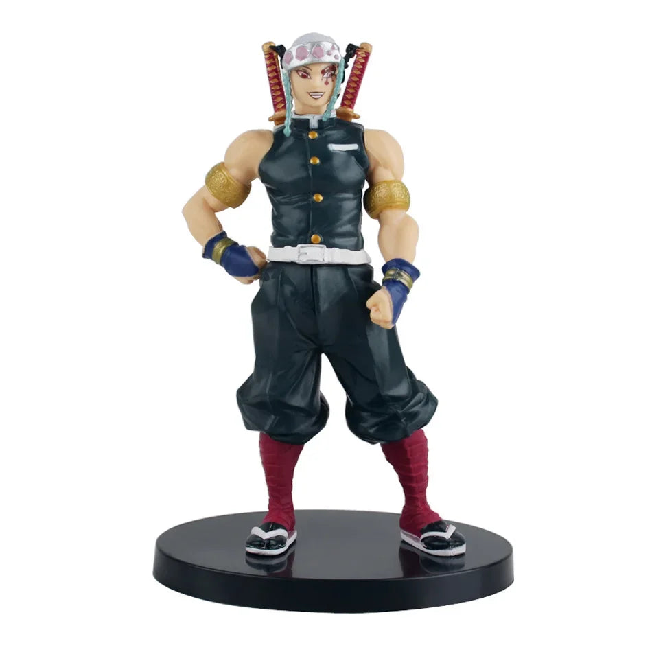 Anime Figure Demon Slayer Figures Kimetsu No Yaiba Doll Tanjiro Nezuko Zenitsu Figurine Inosuke Warrior Action Figure Model Toy