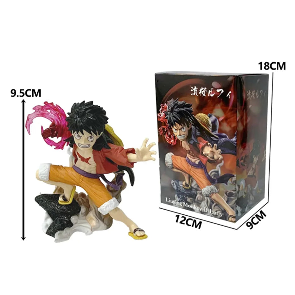 18cm One Piece Monkey D. Luffy Figures Battle Style Action Figures Anime Collection PVC Model Doll Toys Kid Birthday Gifts