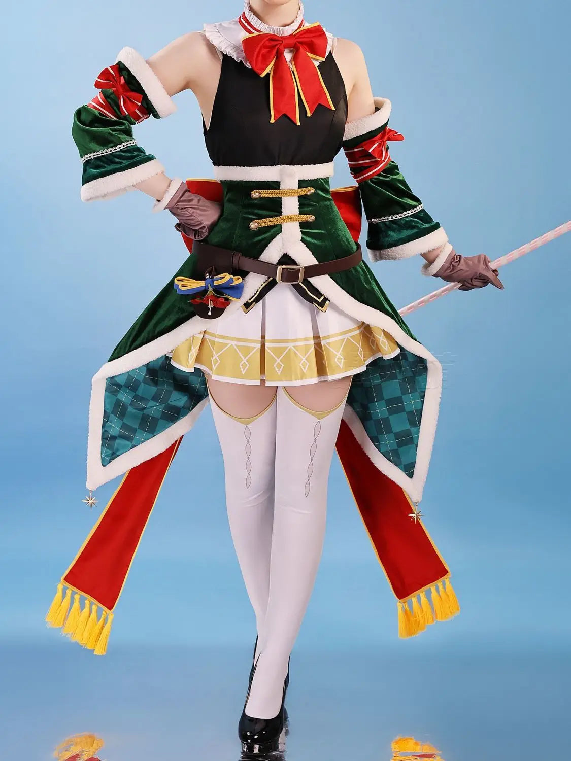 Rem Ram Christmas Dress Emilia Cosplay Costume Anime Re:ZERO - Starting Life in Another World  Dress for Women Halloween Suits