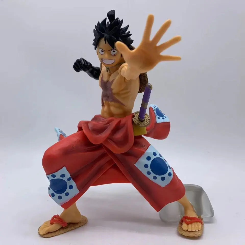 2025 New One Piece And The Land Of Kimono Luffy Figurines Model Figurines Accessories Birthday Gifts Creative Anime Toys