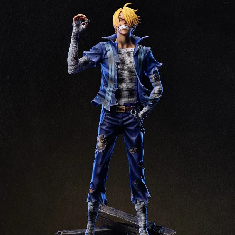 26/30cm Anime One Piece Figure Roronoa Zoro Luffy Vinsmoke Sanji Stand Posture Pvc Statue Action Figurine Model Collection Toy