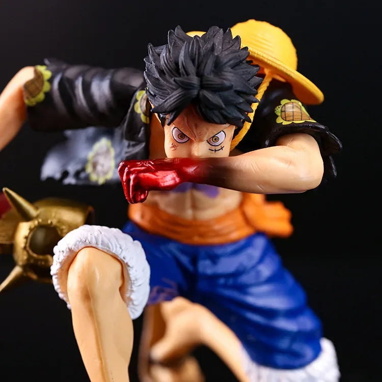 2026 Anime One Piece Luffy Action Figure Blow Kneeling Two Styles Gifts Anime Figure Collectible Decoration Model Toys