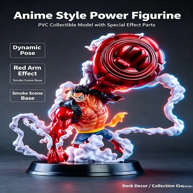 ONE PIECE GK Luffy Figure Model Series Great Ape King Big Fist Phantom Snake Man Iron Fist Straw Hat Baijing Luffy
