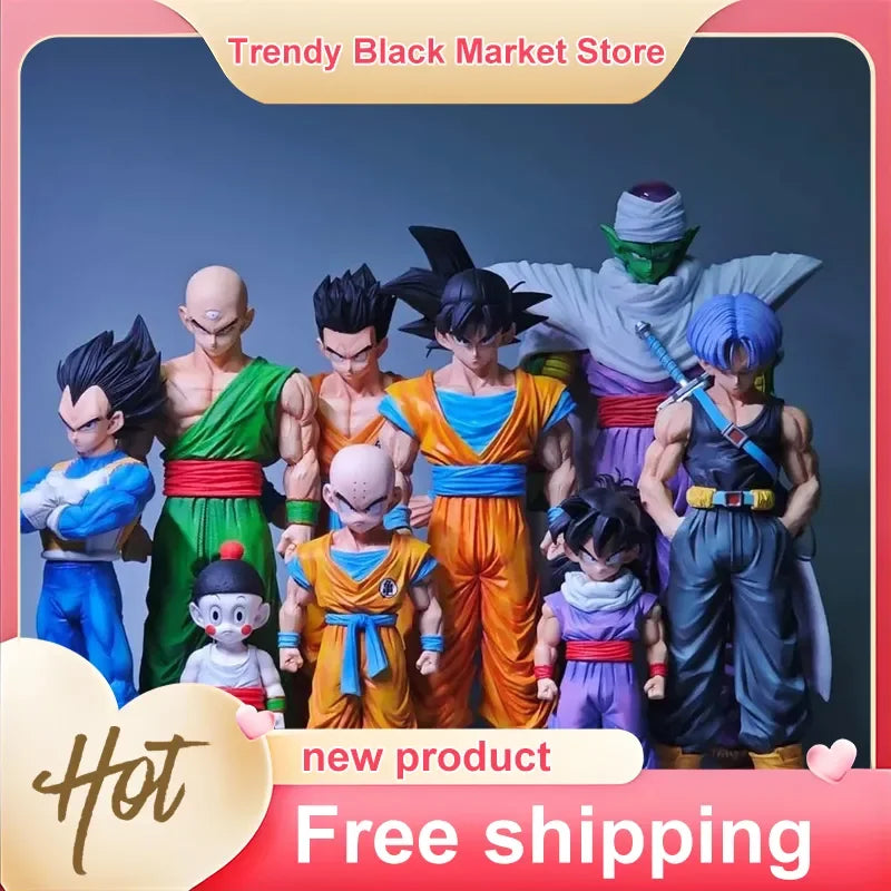 JT Studio Dragon Ball All Series Figure Super Saiyan Goku Vegeta Broly PVC Statue Anime Action Figure Collectible Model Toy Gift