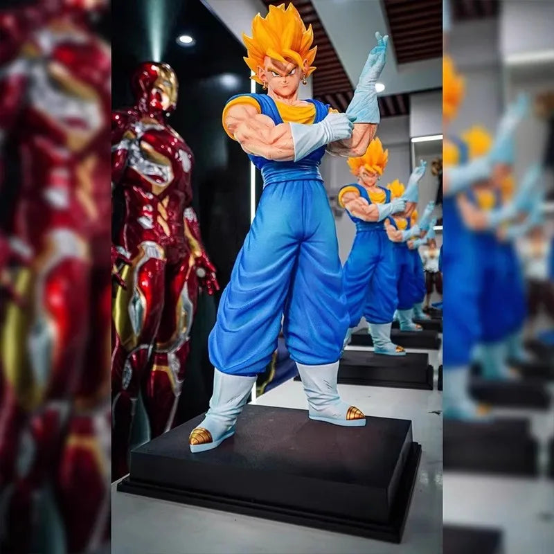 Jt Statue Dragon Ball 53cm 2% Double King Vegetto Gogeta Action Figures Gk Model Ornament Collection Boy Birthday Present
