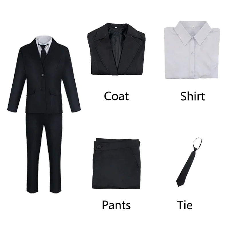 Anime Denji Hayakawa Aki Cosplay Chainsaw Man Cosplay Costumes Denji Hayakawa Aki Uniform Suit Wig Halloween Party Cos Adult Men