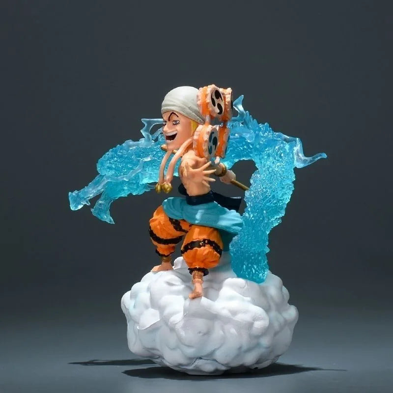 10cm/3.93in Anime ONE PIECE Figure Enel Action Figures Pvc Collection Model Toys for Gifts