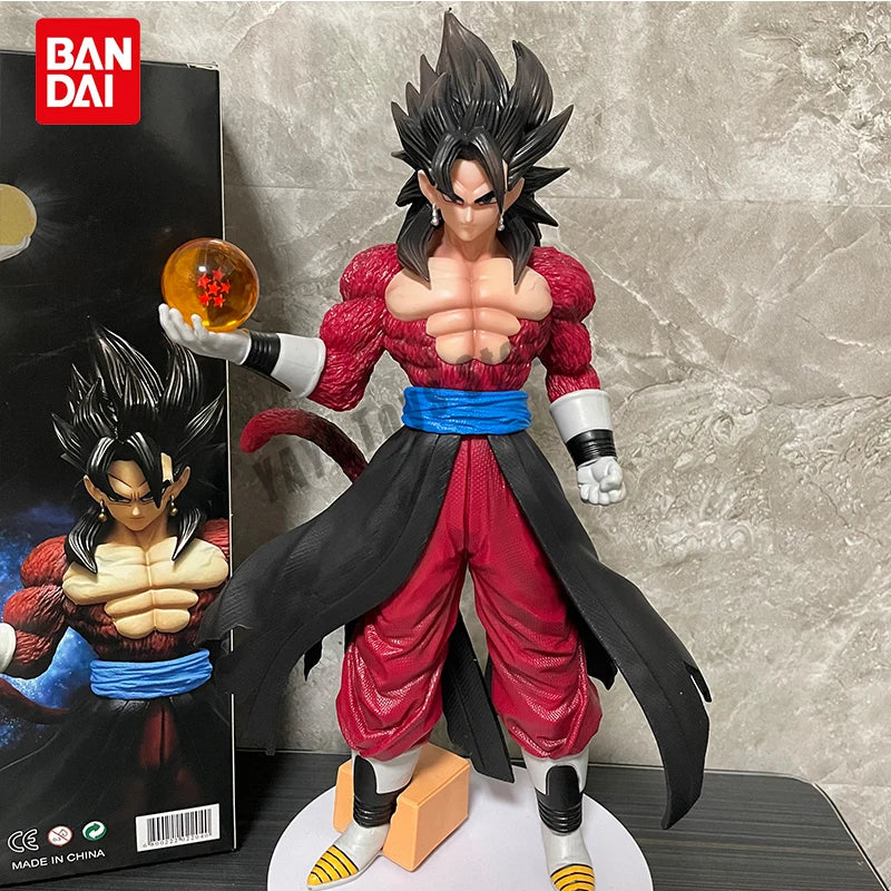 29cm Anime Dragon Ball Gogeta Ssj4 Figure Super Saiyan 4 Son Goku Vegeta Figurine PVC Action Figures Model Toy