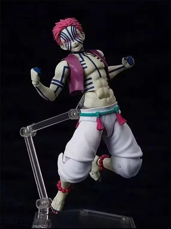 Anime Demon Slayer Figma Sp-146 Akaza Hakuji Action Figures Twelve Kizuki Figurine Toy Decoration Collection Model Doll Gift