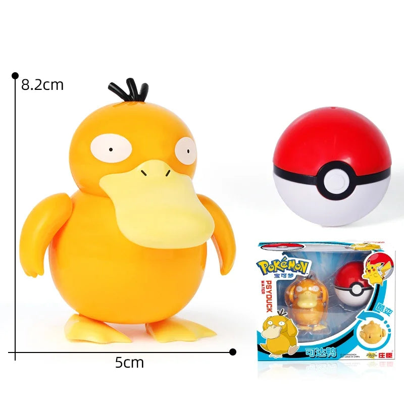 Deform Pokemon Pokeball Greninja Lucario Ball Action Figure Toy Set Mew Pikachu Dragonite Snorlax Venusaur Blastoise Elf Monster