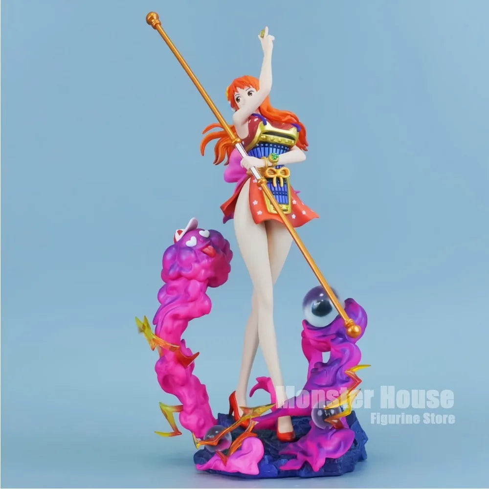 30cm/11.81in Anime ONE PIECE Figure Nami Action Figures Pvc Statue Desktop Ornamen Collection Model Toys Gifts