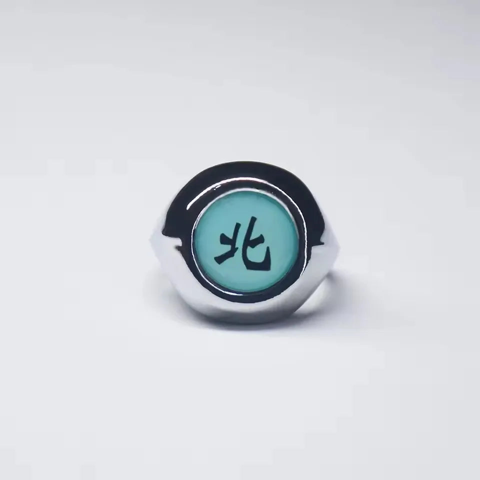 Hot Anime Ring Cosplay Akatsuki Itachi Pain Metal Finger Adult Ninja Props Accessories Cool  Jewelry Gift Adjustable Size