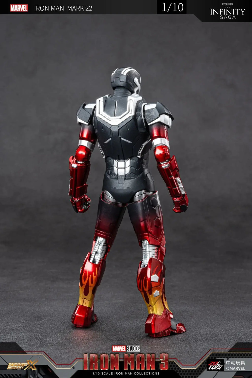 ZD Toys Iron Man Action Figure Mark 35 Red Snapper Iron Man MK 24 MK 22 MK 47 Tony Stark Ironman Figure Action Collect Toy Gift