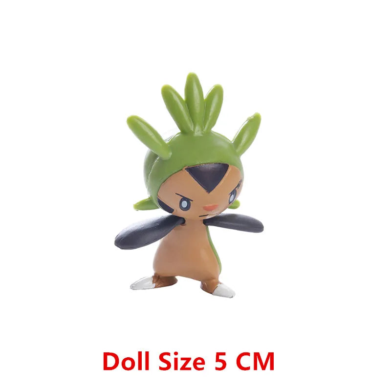Pokemon Cartoons Anime Figure Pikachu Charmander Eevee Squirtle Cosplay Toys Model Figure Collection Dolls Birthday Gift