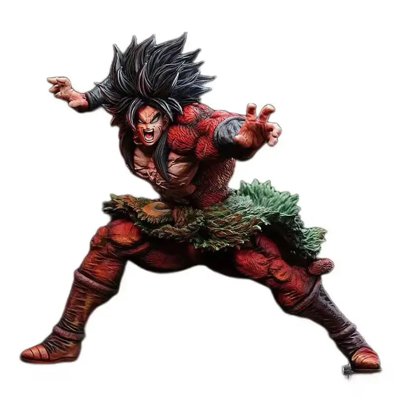 28cm Dragon Ball Broli Super Saiyan Handmade Animation Character Model Statue Collectible Desktop Decoration Action Figure Gift