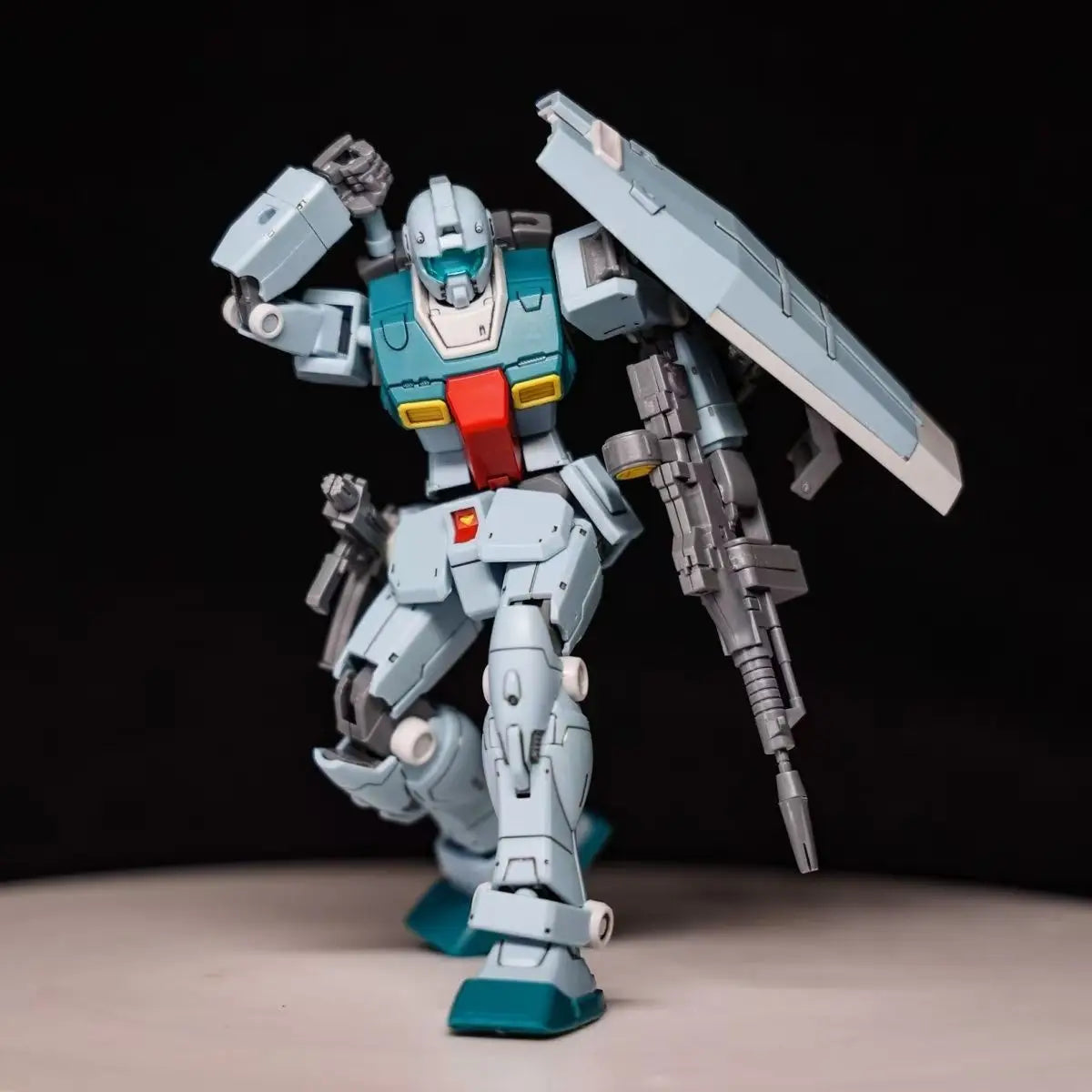GK HG 1/144 Cucuruz Doan's Island Gm Sleggar Mecha Assembly Model Kit Action Figures Desktop Decoration Doll Collectible Toys