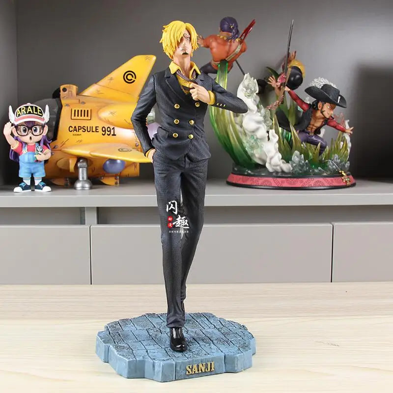 JT One Piece Sanji Suit Anime Figure Pvc Model Boxed Desktop Ornament Collectible Statue Gift For Adult Anime Fans Collectors