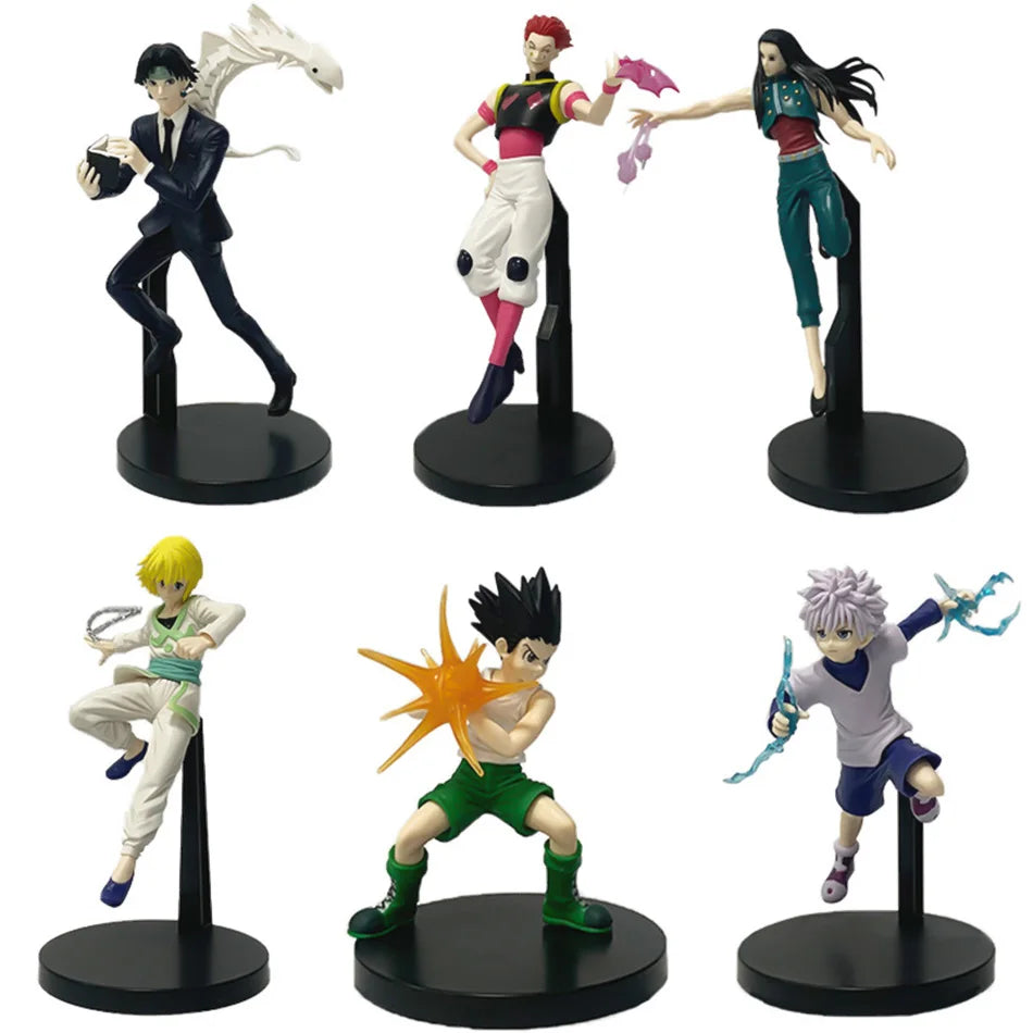 Anime HUNTER×HUNTER Killua Zoldyck GON·FREECSS Chrollo Lucilfer Figure PVC Model Collection Ornament Toy Doll Gifts In Stock