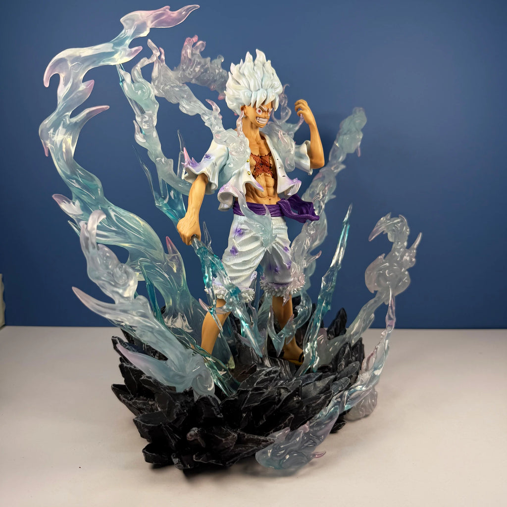 30cm JT One Piece Luffy Anime Figure Nika Luffy Force Max Statue Model Action Figurine PVC Desk Decor Figma Collection Toy Gifts