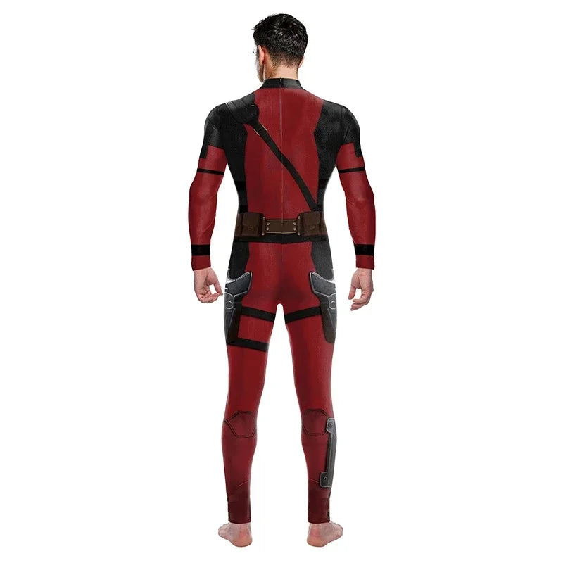 Super-héros Wolverine Deadpool Costume d'Halloween pour adultes enfants trois griffes Wolverine Spandex Zentai super-héros body