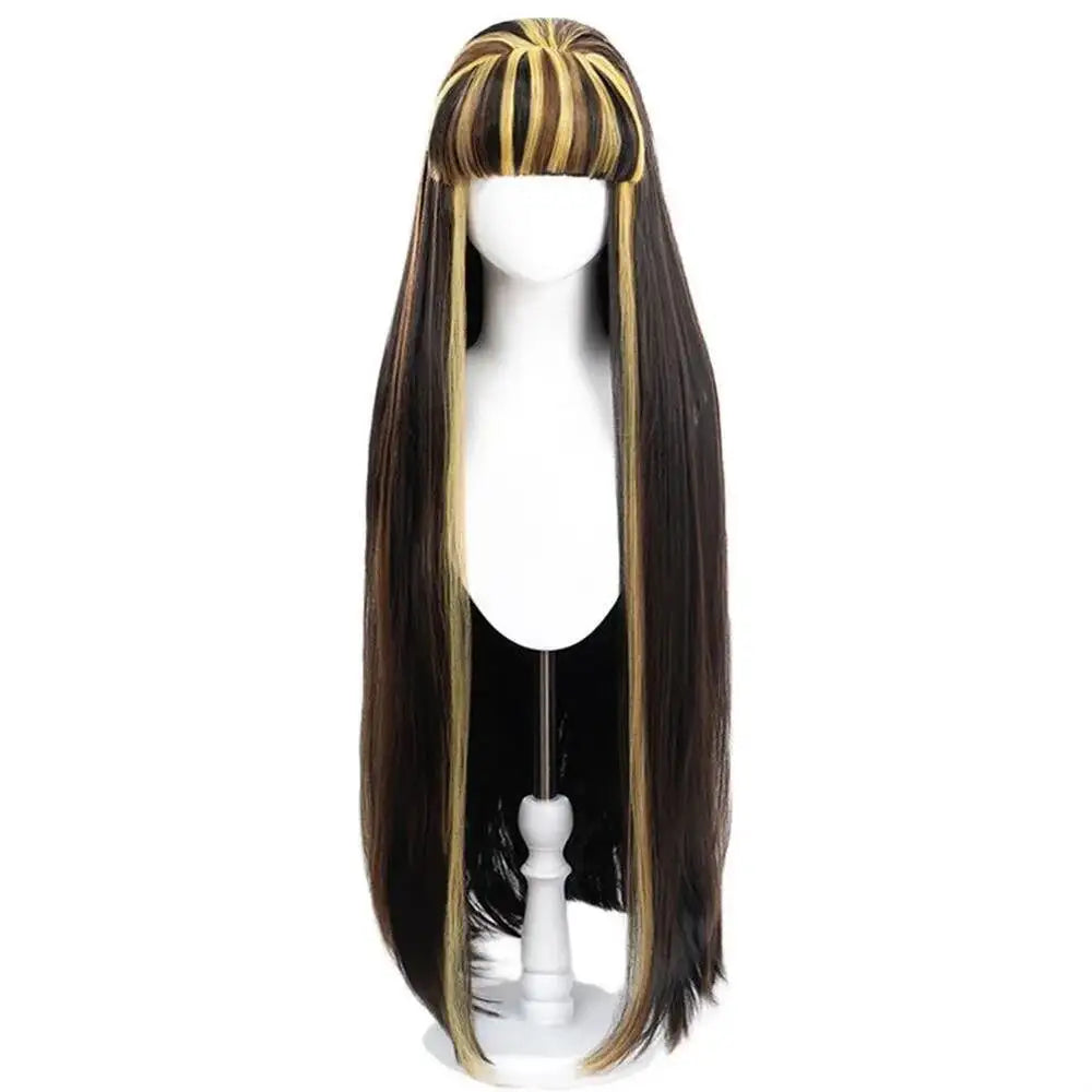 Anime Cleo De Role Play Nile Sexy Women Cosplay Costumes Wig Props Blue Vest Pants Outfit Set Party Daily Stage Carnival