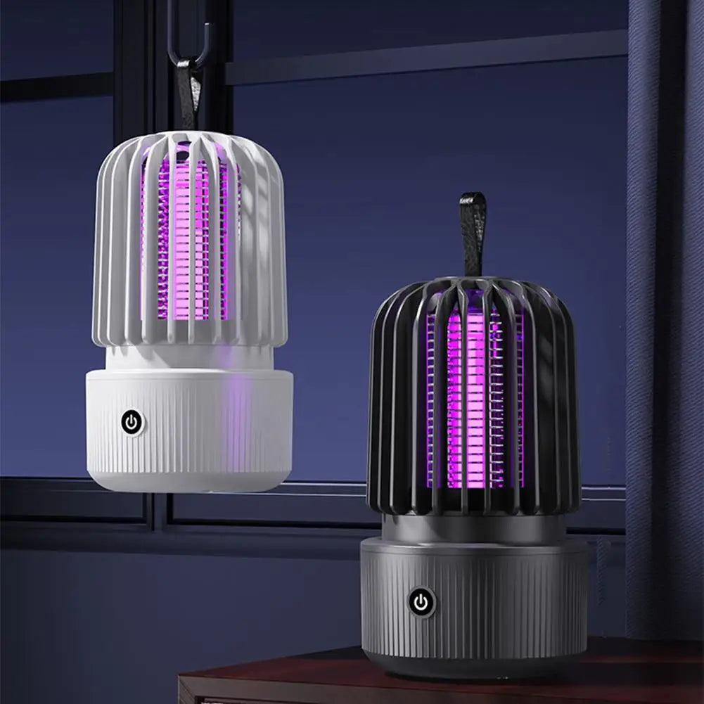Electric Mosquito Killer Lamp Portable UV Light Bug Zapper USB Insect Fly Trap Quiet For Home Bedroom Outdoor Camping