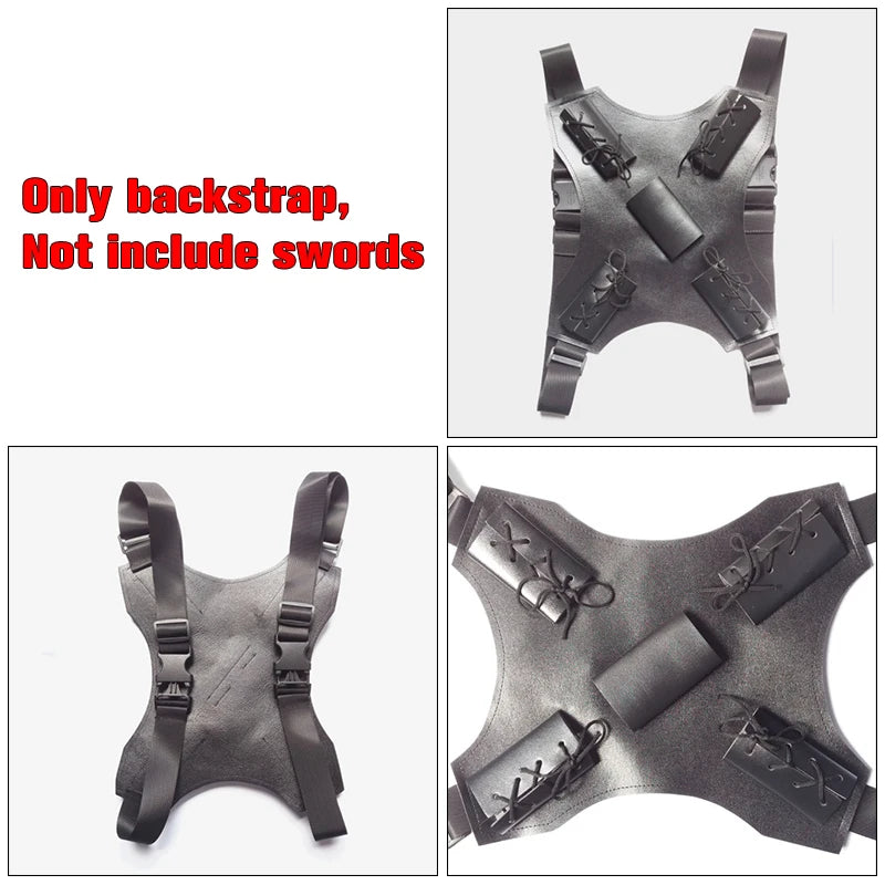 Movie Anime Cosplay Weapon Props Specialized Sword Shoulder Straps Deadpool Cosplay Accessories Sword Backstrap Adjustable