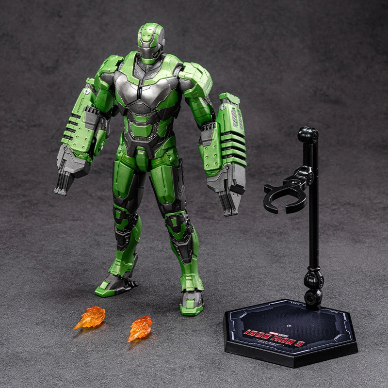 ZDTDS   Iron Man MK26 Gamma Action Figure Joint Movable Collectible Model Desktop Display Gift For Adult Fans