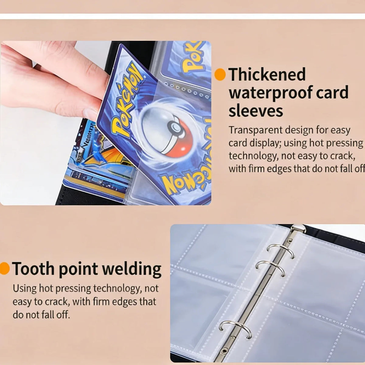 400pcs/900pcs Anime Dragon Ball Vegeta Folder Binder card Holder Game Cards Album Book Collection Cards Storage bag Kids Gifts