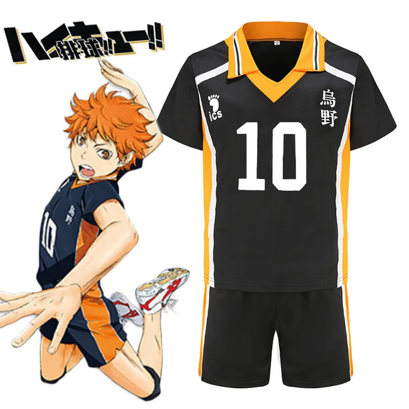 Anime Haikyuu Cosplay Sportswear Jerseys Karasuno Koukou High School Hinata Shoyo Oikawa Kageyama Tobio Volleyball Club Costume