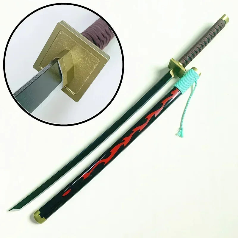104cm Roronoa Zoro Sword Anime One Piece Cosplay Prop Knife Ninja Schwert Real Size Japanese Katana Original Samurai Sabre Toy